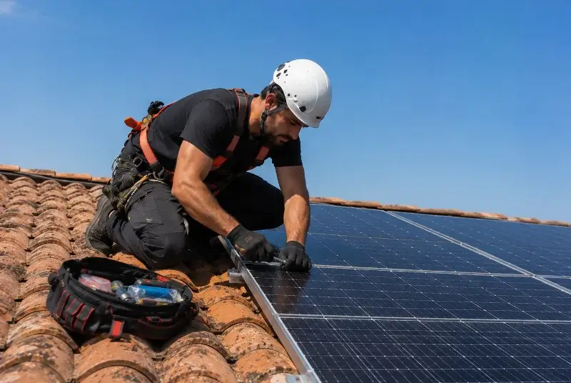 Maintenance et monitoring de panneaux solaires à Apremont